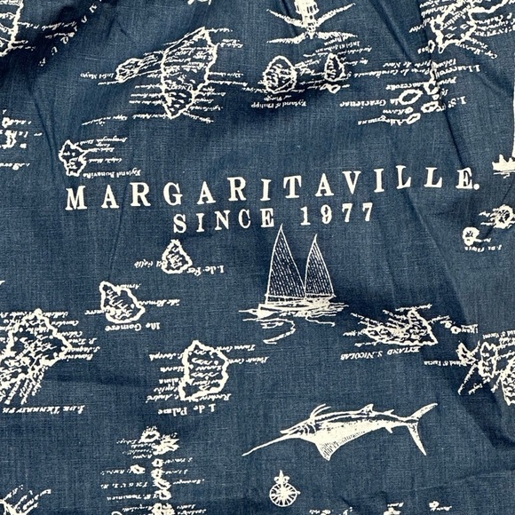 Margaritaville Shorts Men’s large Nautical Print Beachy Lounge - Picture 3 of 8